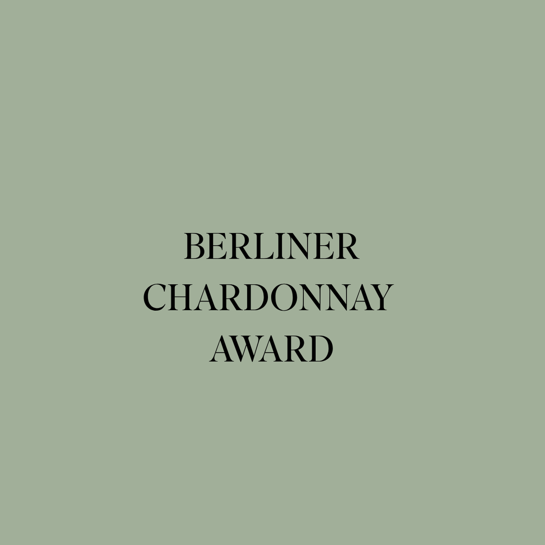 Berliner Chardonnay Award 2026