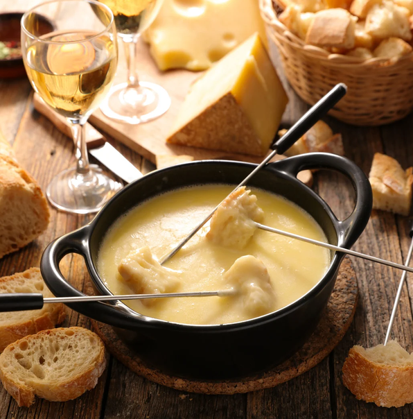 Käsefondue in der Fritz Weinbar